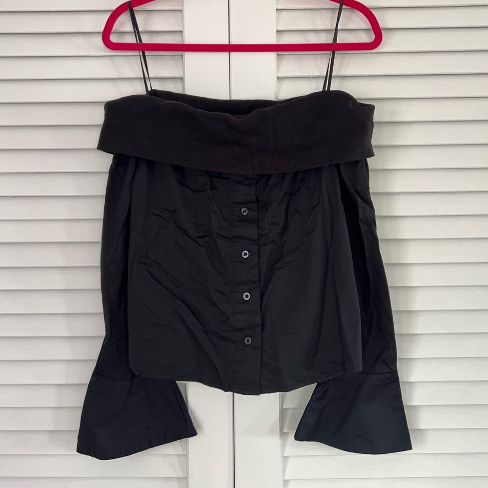 Over The Shoulder Button Down Shirt